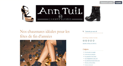 Desktop Screenshot of blog.anntuil.com